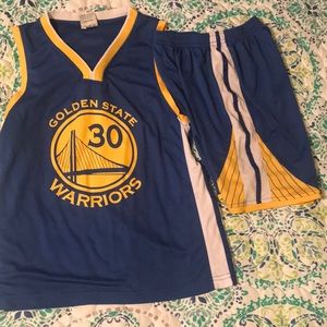 Youth Stephen Curry Golden State Basketball Outfit